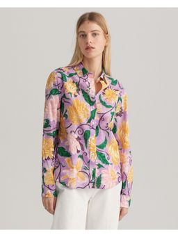 GANT - Womens Floral Purple Shirt
