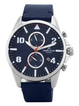 Daniel Klein - Navy Blue Round Analog Watch For Men - DK.1.12344 - 2