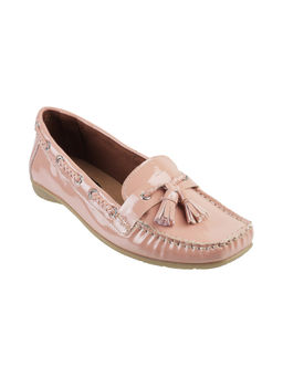 Catwalk - Pastel Tassel Pink Loafers