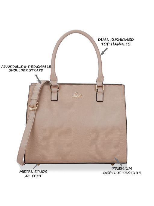 Buy Lavie Women's Liz Shelly Satchel (Taupe) (L) Online