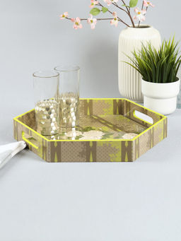 India Circus by Krsnaa Mehta - Rose Albas Tenor Hexagon Tray