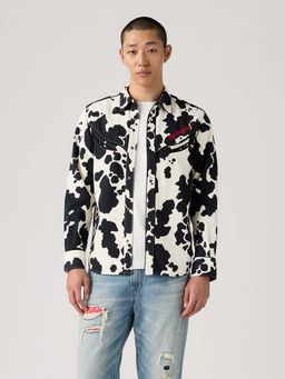 Levi's - Men White Cotton Collar Neck Regular Fit Shirt
