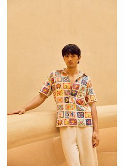 PRIMAL GRAY - The Udaipur Tile White Shirt