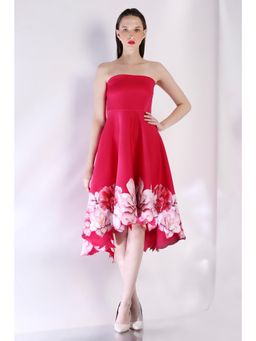 Ozeqo - Womens Pink Dress