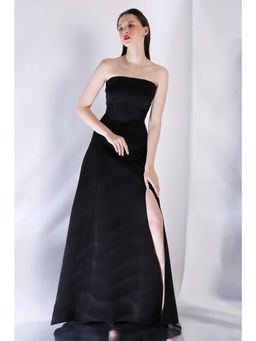 Ozeqo - Womens Black Dress with Wrap (Set of 2)