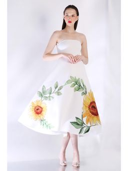 Ozeqo - Womens White Dress