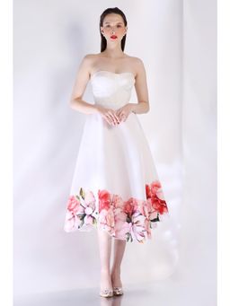 Ozeqo - Womens White Dress