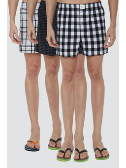 American Eagle - Men Multi-colored Plaid Stretch Boxer Short (Pack of 3)