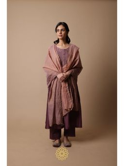 Rhua India - Lavender Nimai Kurta with Pant and Dupatta