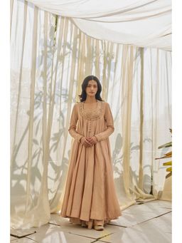 Rhua India - Pink Ekaya Kurta with Sharara and Jacket