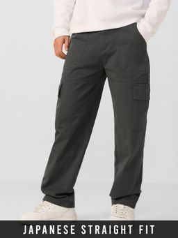 The Souled Store - Storm Charcoal Mens Cargo Pant