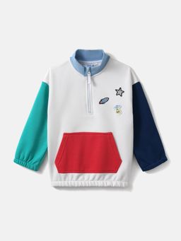 Nautinati - Boys Multi-Color Sweatshirt with Zipper