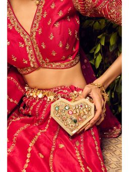 Anaar - Gold Tribe Slingette Embellished Clutch