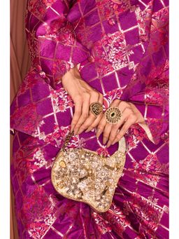 Anaar - Gold Butterfly Annette Embellished Clutch