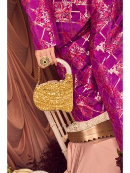 Anaar - Gold Leo Annette Embellished Clutch