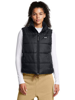 Under Armour - Women Black Lightweight Insulated Sleeveless Jacket