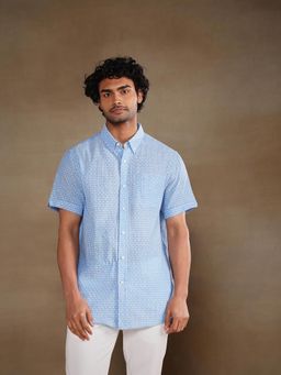 Fabindia - Light Blue Cotton Shirt