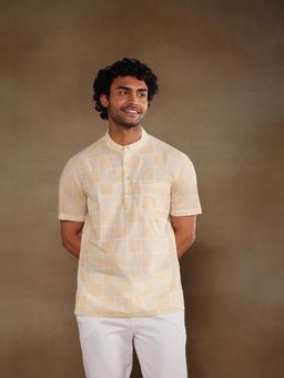 Fabindia - Cotton Printed Mid Placket Shirt