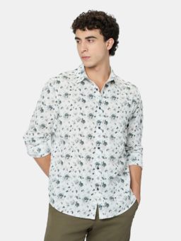 Pepe Jeans - White Printed Mens Long Sleeves Shirt