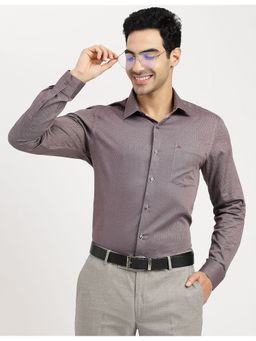 Arrow - Geometric Print Slim Formal Shirt