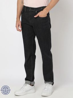 GAP - Men Black Mid-Rise Slim Fit Jeans