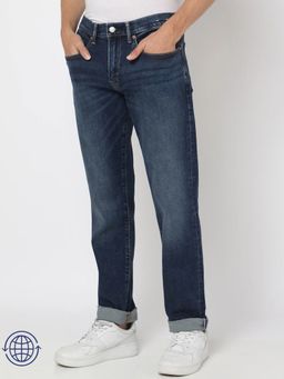 GAP - Men Blue Solid Slim Fit Jeans