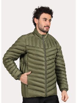 SPIRIT - Men Solid High Neck Full Sleeve Jacket