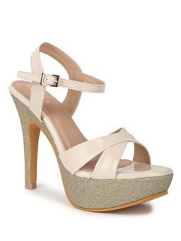 VALIOSAA - Off White Casual Solid-plain Stilettos