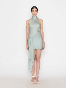 Contemponari - Amina Dress with Belt - Green