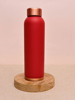 Oggn - Matt Finish Copper Bottle 950 ml Red