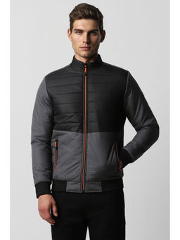 Van Heusen - Men Grey Patterned Casual Jacket