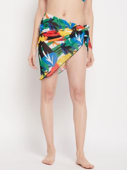 G Heist - Multi-Color Polyester Printed Sarong (Pack of 2)