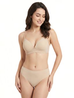 Curwish - Nude Microfibre Solid Underwear