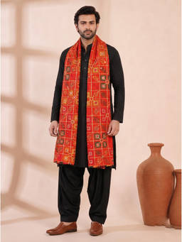 Zamour - Pure Cotton Embroideried Dupatta