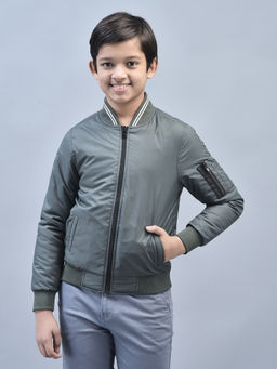 CRIMSOUNE CLUB - Boys Grey Bomber Jacket