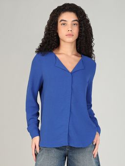 VERO MODA - Blue Full Sleeves Top