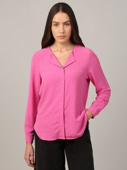 VERO MODA - Bright Pink Full Sleeves Top