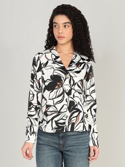 VERO MODA - White Printed Top