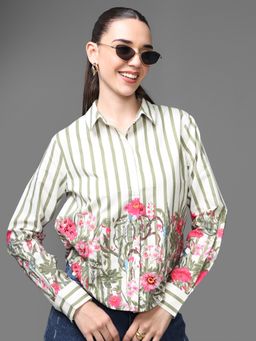 Kazo - Olive Avalon Shirt