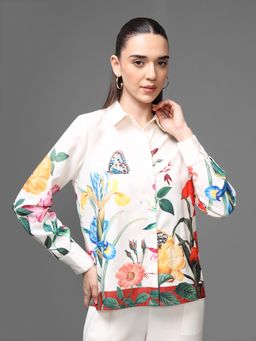 Kazo - White Khloe Shirt