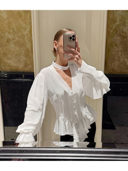 Miakee - White Pam Top