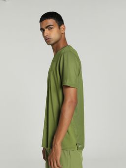 Puma - Dri Release Mesh Mens Olive Green T-Shirt