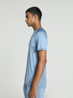 Puma - Form Knit Seam Essentials Mens Blue T-Shirt