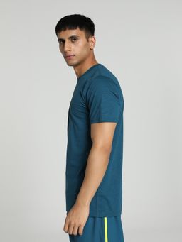 Puma - MEN’S RUN SLOGANQ1 Navy Blue T-Shirt