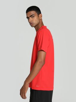 Puma - Team RISE Logo Mens Red T-Shirt