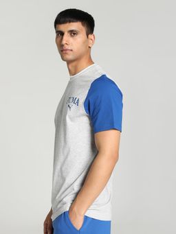 Puma - SQUAD Graphic Mens Grey T-Shirt