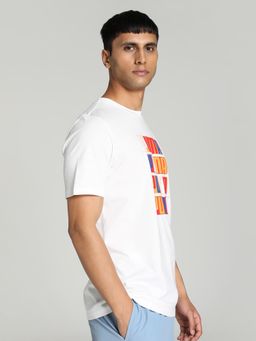 Puma - Essentials+ LOGO LAB Mens White T-Shirt