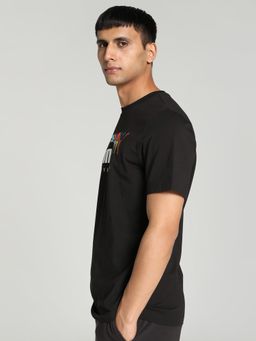 Puma - Essentials LOVE WINS Mens Black T-Shirt
