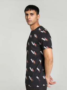 Puma - Essentials LOVE WINS Mens Black T-Shirt