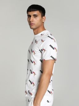Puma - Essentials+ LOVE WINS Mens White T-Shirt